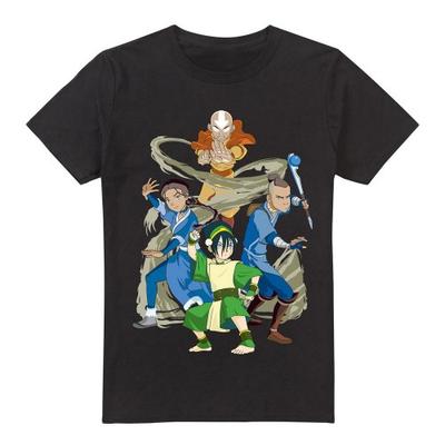 Avatar: The Last Airbender Mens Team Avatar Elements T-Shirt