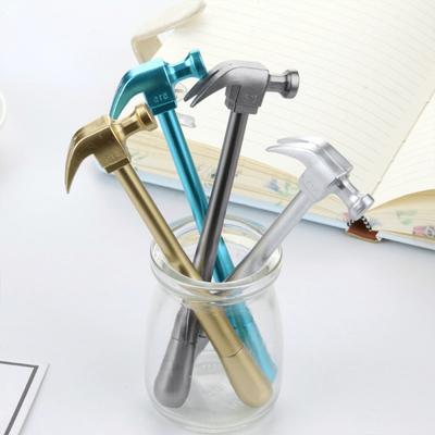 1 Pcs Metallic Hammer Tools Stationery Creative Gel Pen