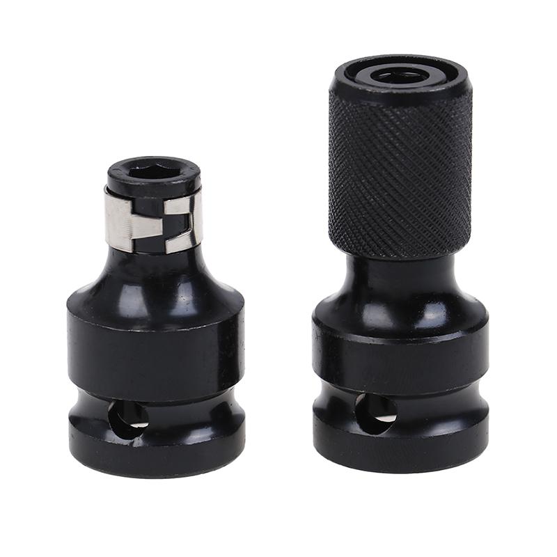 1/2" Square To 1/4" Hex Ratchet Socket Adapter Drive Converter Impact Tool