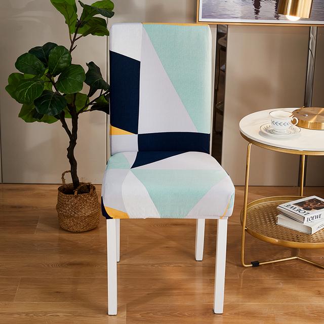 Spandex Seat Chair Cover Removable Slipcover Anti -Dirty Kitchen Cover For Banquet Wedding Dinner Restaurant Housse De Chaise 1pc for Home