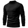 European Chic Men's High-Neck Sweater: Autumn/Winter 2025 Light Luxury Knitwear, High-End Base Layer