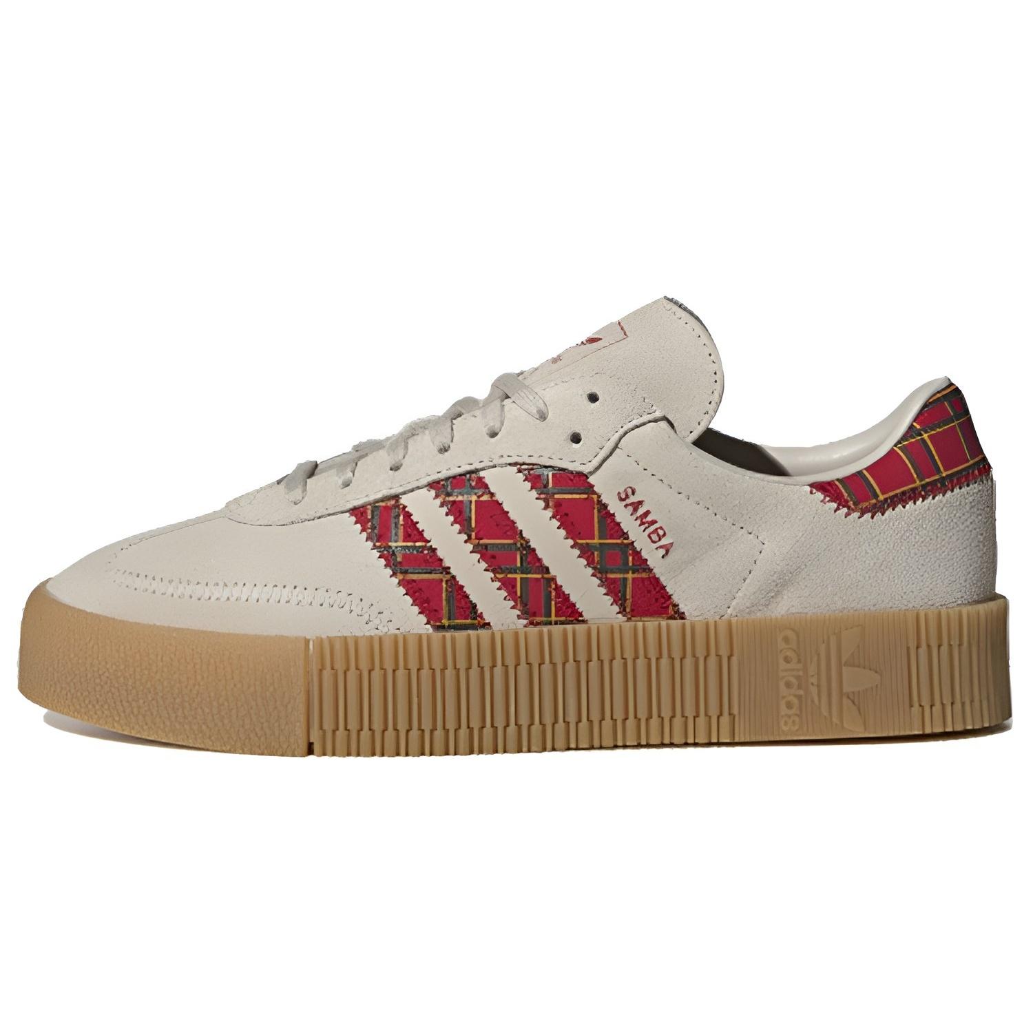 (WMNS) adidas Sambarose Clear Brown Scarlet Collegiate Green Women s FU9746 EU 39⅓