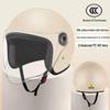 New 3C Certified Unisex Electric Vehicle Helmet: Autumn/Winter Model for Cold Protection and Warmth - Lightweight for Motorcycles