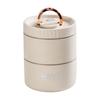 Bento Lunch Box Set Portable Keep Warm Lunch Container Stackable Leakproof Stainless Steel Thermal Food Container