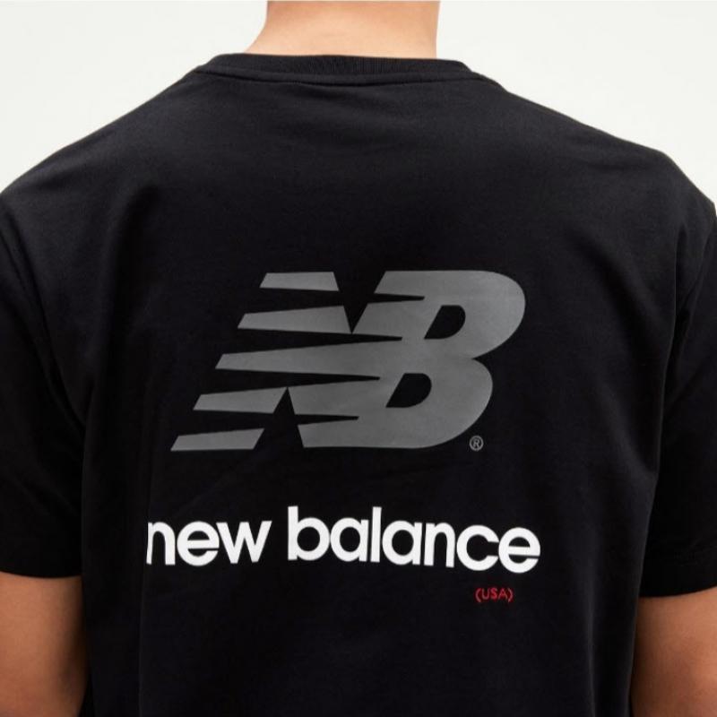 New Balance Tee Kqj Nbnee21023 19 Public Essential Back Big Logo Short Sleeve Tee  St