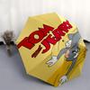 1pc Tom and Jerry Automatic Folding Umbrella - Compact 8-Rib Design, Durable Plastic & Iron1336L