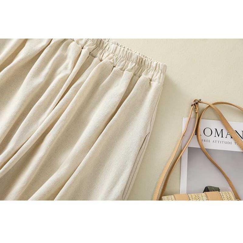 The New Summer Skirt for Women Is Retro and Versatile, with A Loose-fitting Waist That Makes You Look Slimmer