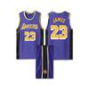 (Lila, 24) James Trikot Nr.. 23 Lakers Kinder-Basketball-Uniform-Set