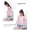 Girls' Suspender Vest Wears Solid Color Bottomed Children's Sleeveless Top, and Girls' Summer Clothes Wear Cotton Small Suspender Shirt.