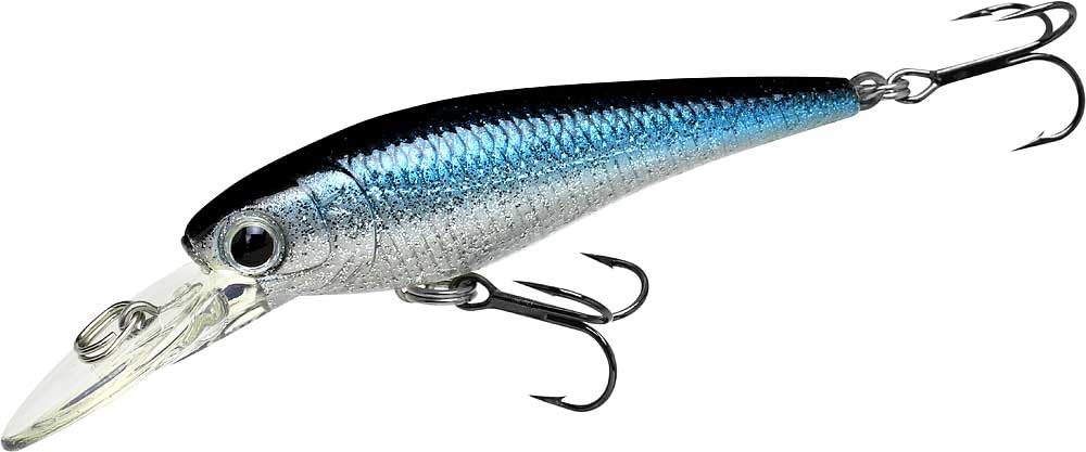 LUCKY CRAFT Baby Shad (7060 Plasma Silver Black, 50SP Silent/Suspending) 50SP Silent/Suspending