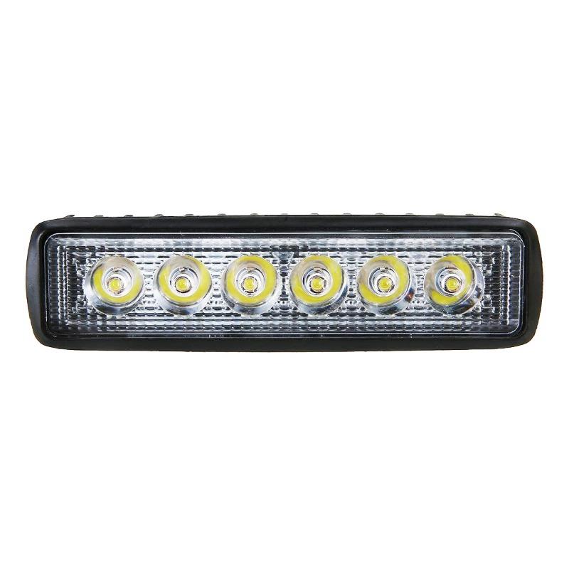 6 LED ABS Car LED Work Light DRL Spotlight High Bright Waterproof Auto Offroad SUV Truck Headlights Driving Lamp