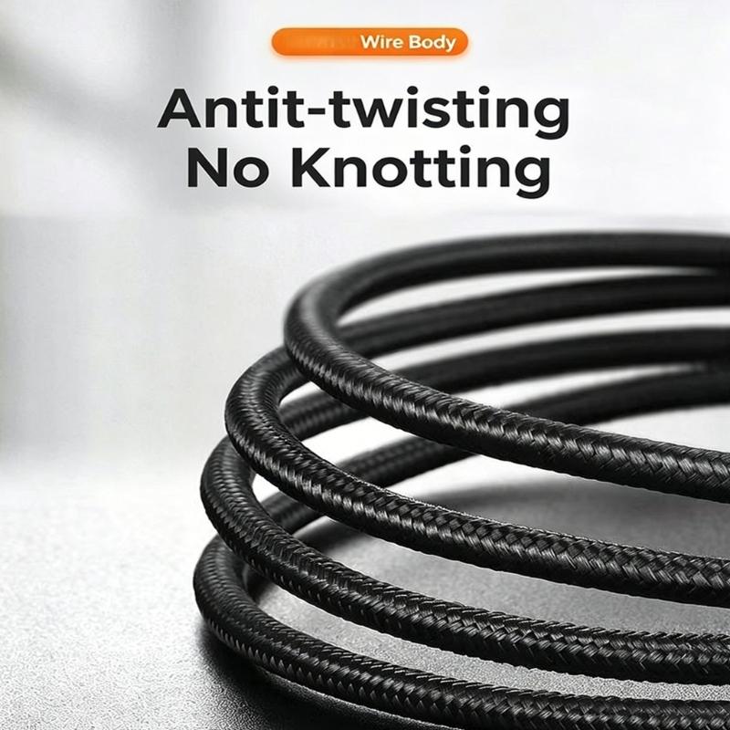 Double Angled USB C Charging Cable Fast Speed Data Sync Reinforced Braided Cord For Phones And Tablets