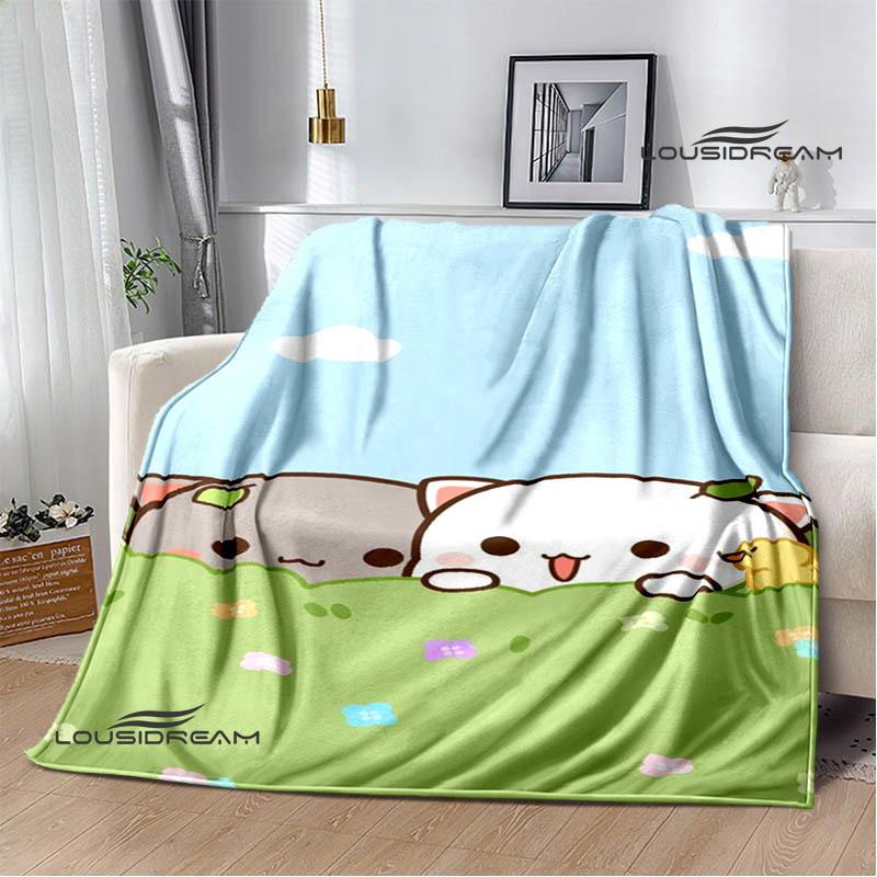 Cute cartoon bear Printed blankets picnic blanket Warm Flannel blankets Soft and comfortable blanket bed linings Birthday Gift