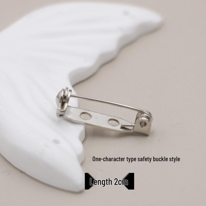 Handmade Lapel Flower Brooch Pin with Lock Clasp for DIY Hair Accessories