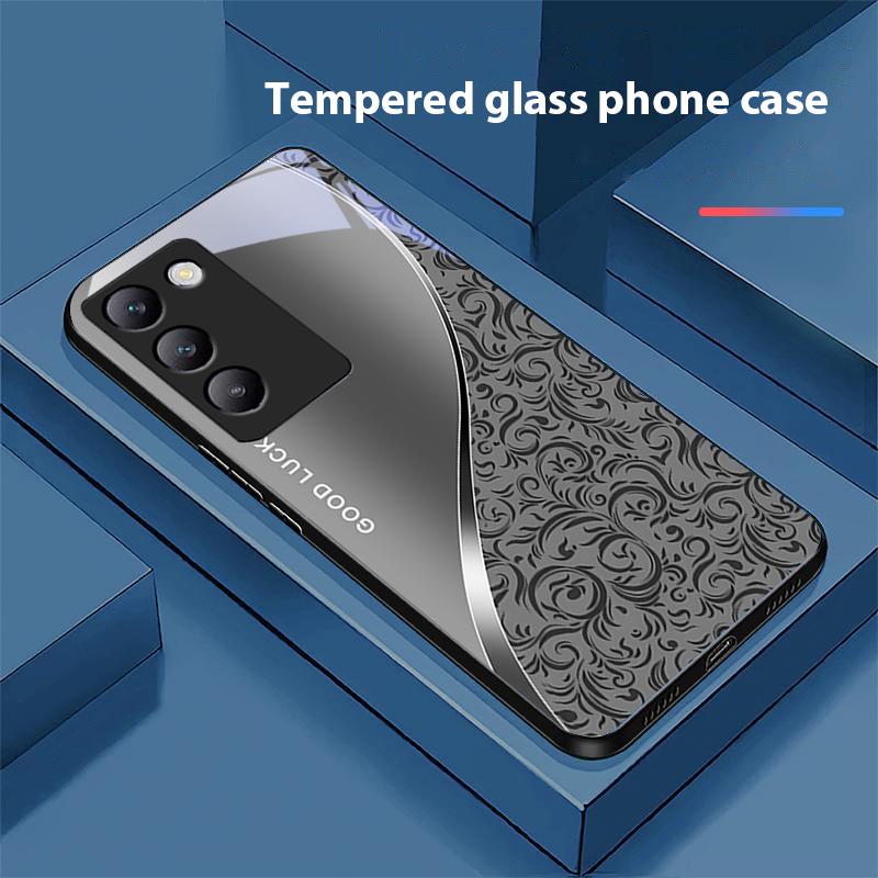 

Gradient Pattern For Y72 33S 11 03 36 96 Lite 35 16 Iqoo 12 V40 SE 5G 29 40 21 30 X80 Pro Vivo Tempered Glass Phone Case Black For vivo Y16