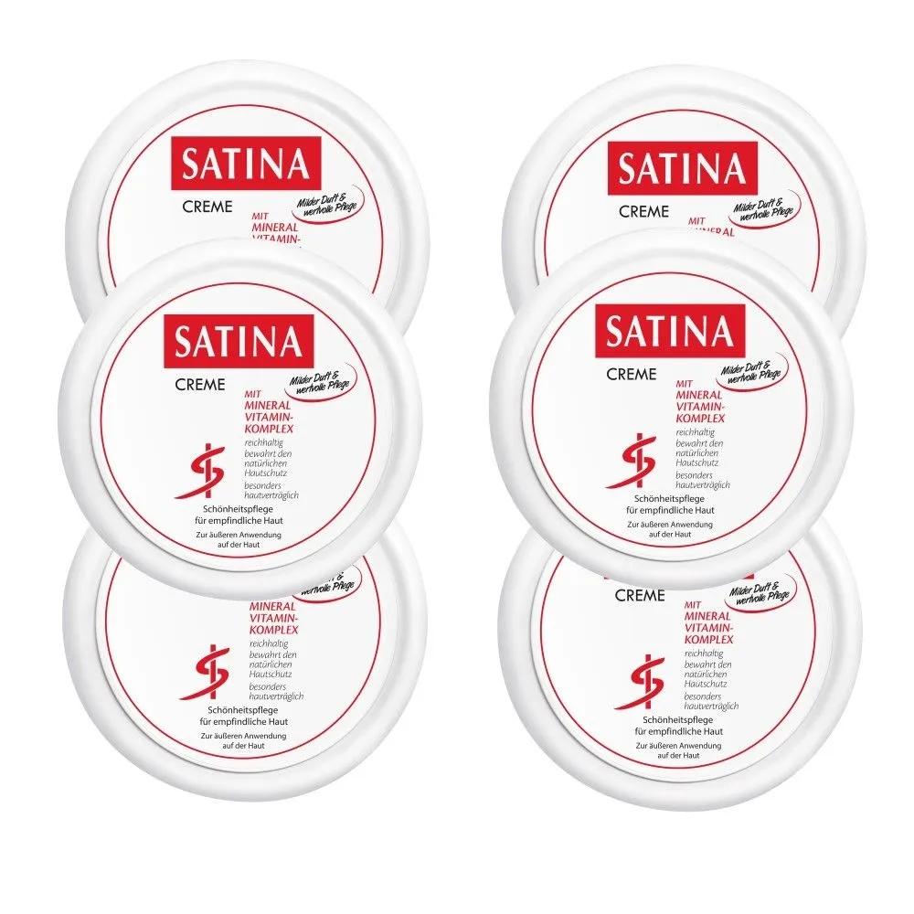 

Satina (Germany) Nourishing Face and Body Cream for Sensitive Skin 150ml x 6 bottles
