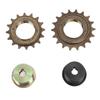 2PCS Freewheel Left Drive Adapter Set Iron 16T 18T Bike Freewheel Flywheel Cycling Accessories for