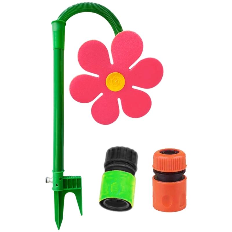 Whimsical Dancing Flower Whirling Sprinkler for Versatile Yard and Farm Use with Easy Installation Plant Irrigation