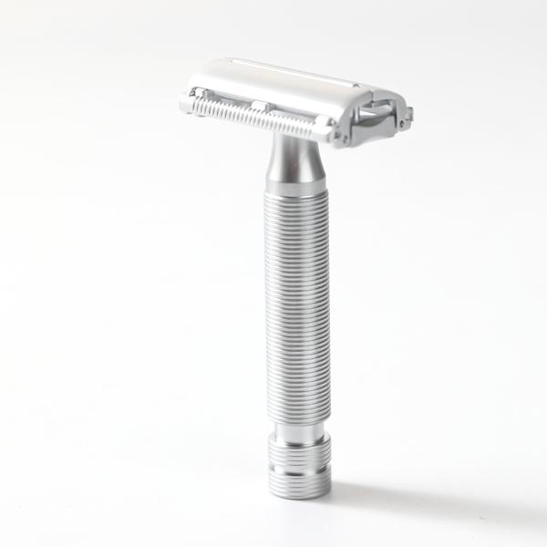 Yaqi  Monarch  Matt  Chromfarben Sicherheitsrasierer