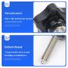 Pressure-Fit Hex Rubber Star Knob Handle for Adjustment