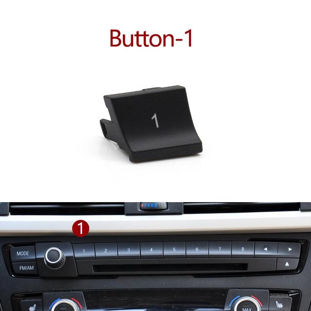 Tableau de bord avant de voiture Radio lecteur CD bouton de commutation boutons de commutation garniture de couverture pour BMW M3 M4 F20 F21 F22 F30 F32 F35 F34 F36 F45 F46