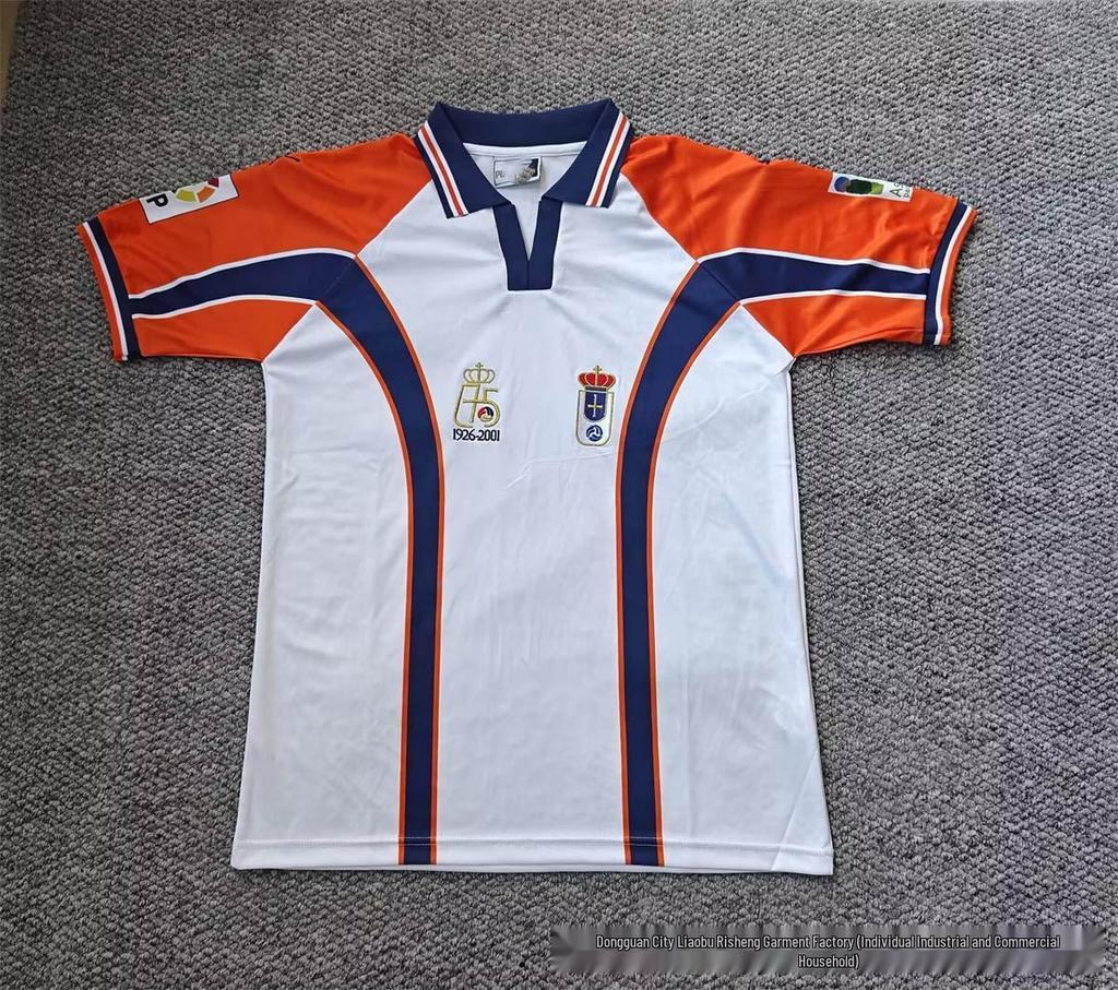 La Liga Retro Short Sleeve Jersey - Real Sociedad, Rayo Vallecano, Malaga, Oviedo Football Kit