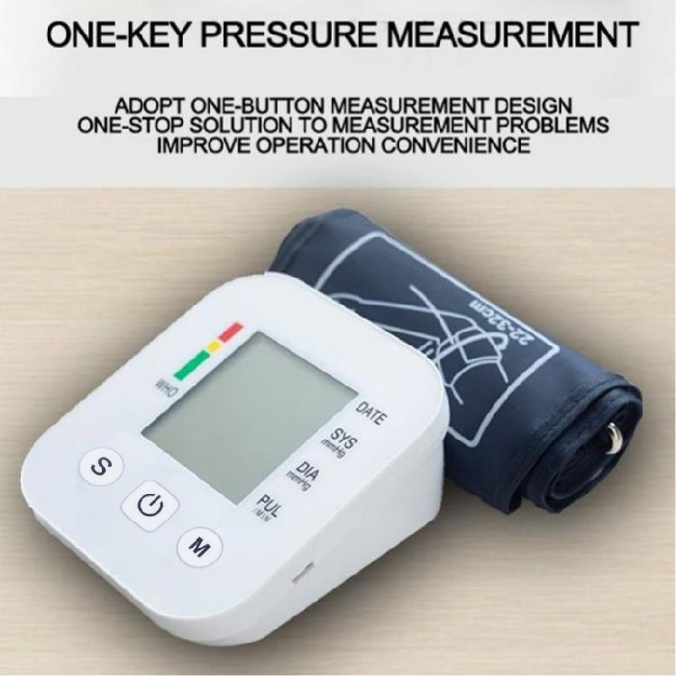 Auto LCD Monitor Sphygmomanometers for BP Pulse Meter Monitor Gifts for Parents