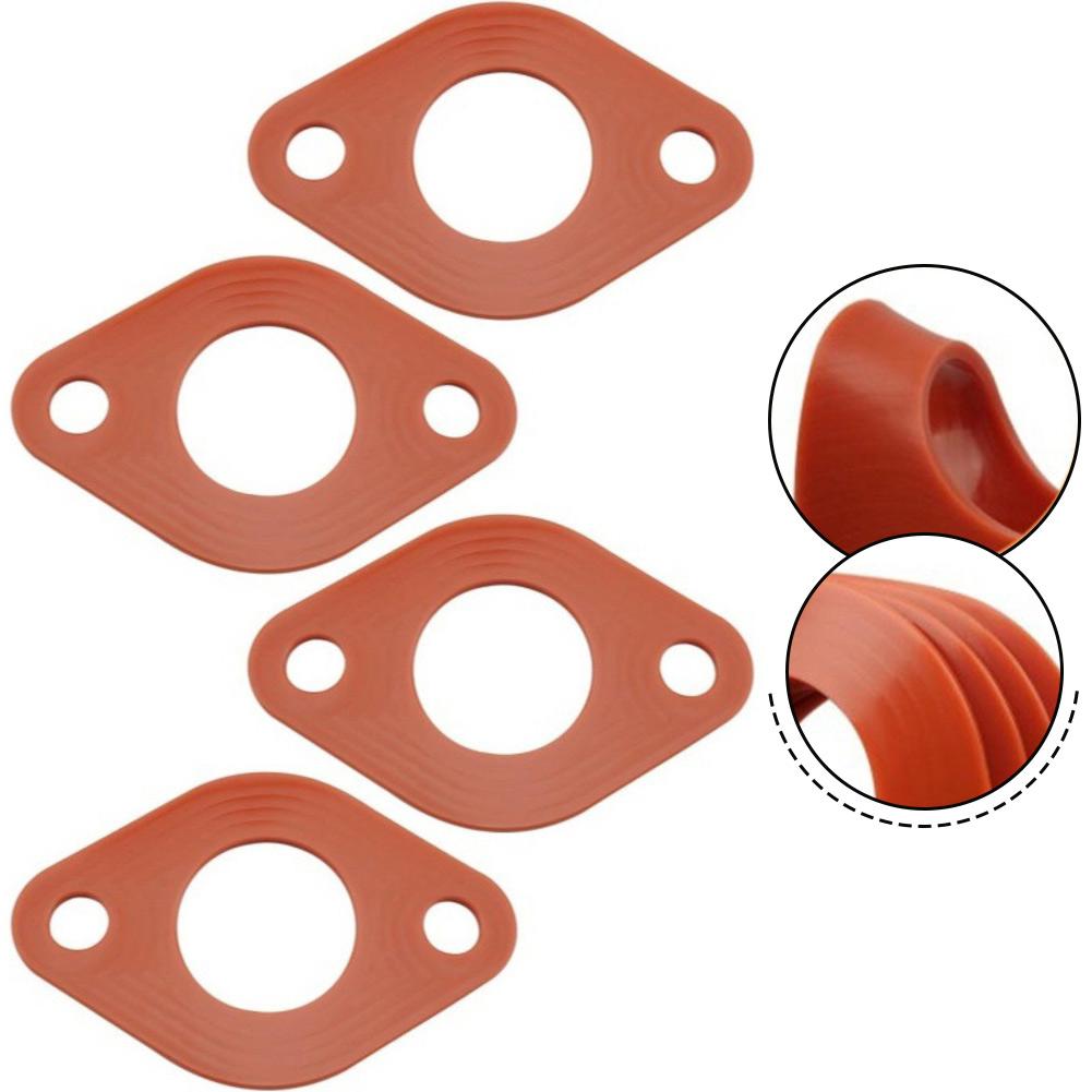 Flexible Rubber Circulator Pump Flange Gaskets Compatible with For TACO 007 Series Pumps 4 Inch by 2 5 8 Inch 4 Pieces