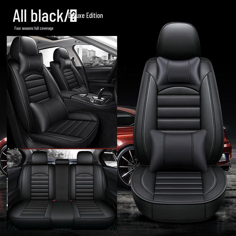 All-Season Leather Car Seat Cushion for Five-Seat Pickup Trucks