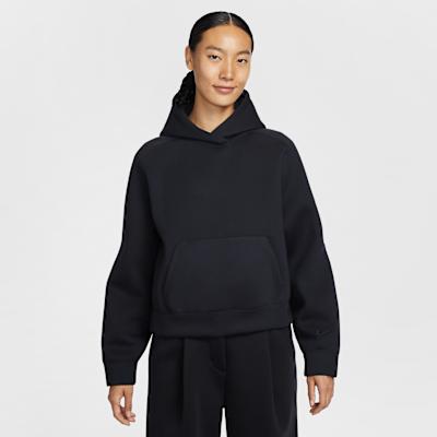 Nike Sweatshirts Women s Black Hooded Moderate Regular XS