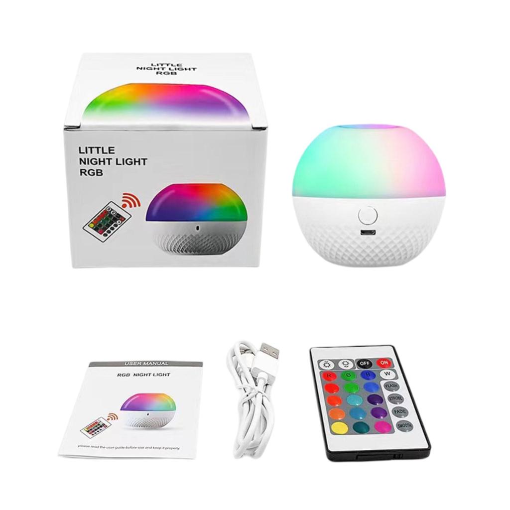 Smart Night Light  Lumens Stepless Dimming Table Lamp With Remotely Control  Magnetic Rechargeable Ambient Light For Sleeping