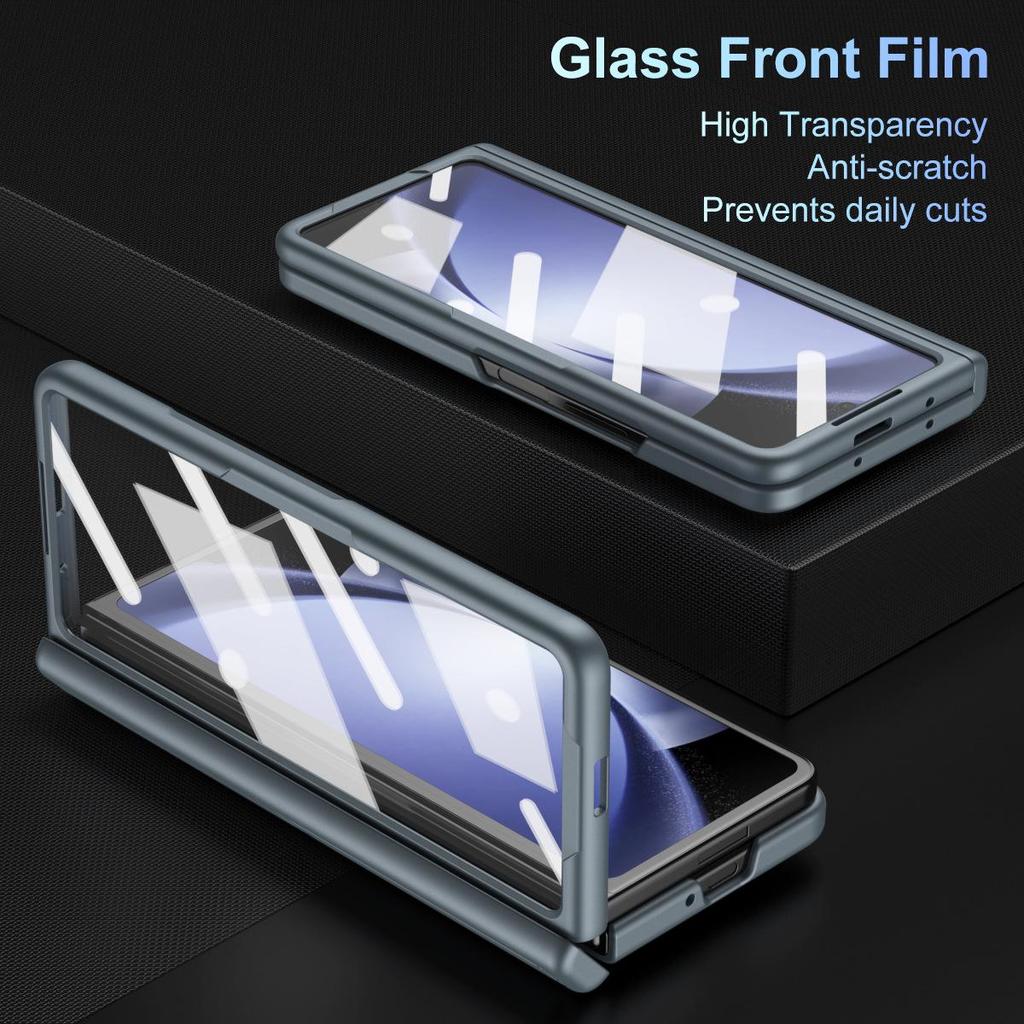 Samsung Z Fold8/7 Handyhülle mit Stifthalter, Scharnierschutz und Vollabdeckungsfolie