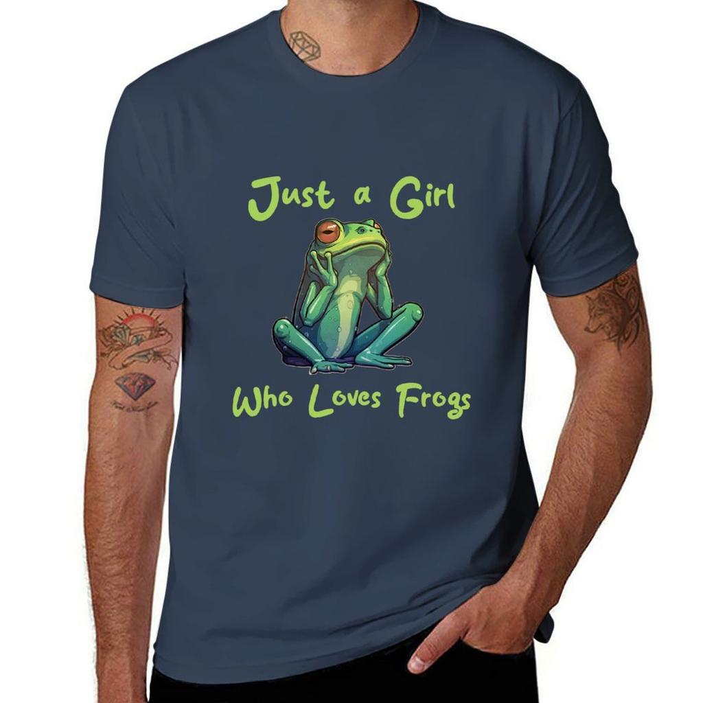 Just A Girl Who Loves Frogs Tshirt Unisex T Shirt Cotton Tshirt