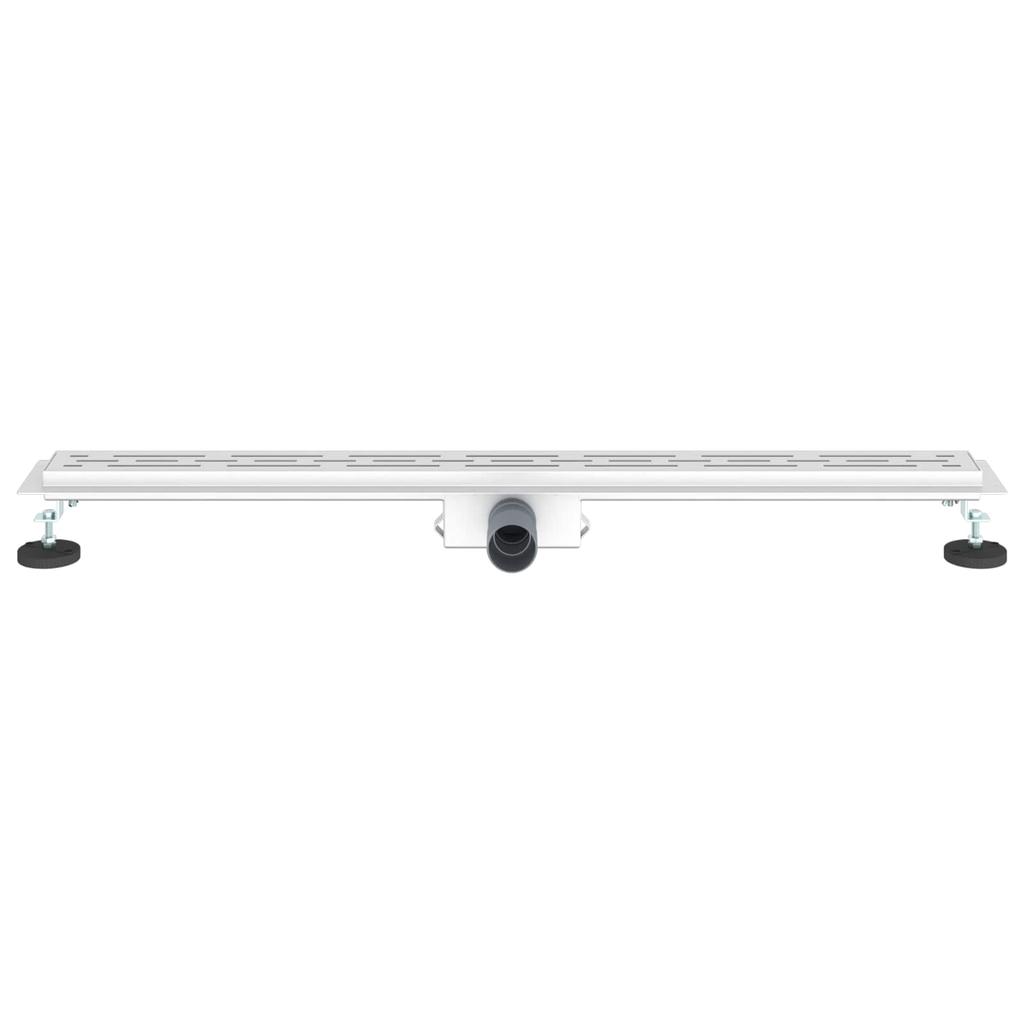 Linear Drain Shower Drain Silver 90 cm Stainless Steel 304