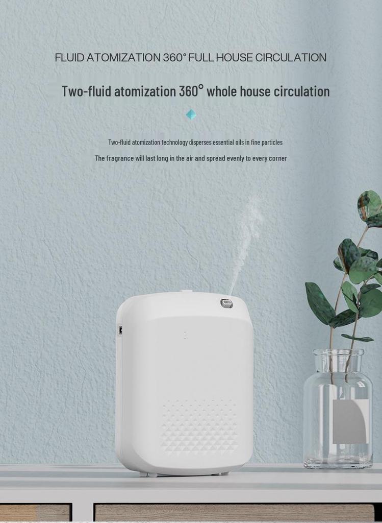 Wall-Mounted Bluetooth Aroma Diffuser with Smart Control and Automatic Spray