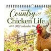 Farm Life Theme Calendar 2027 Country Chicken Wall Calendar, 12-Month Planner with Spiral Hens Chicks Binding, Thick Paper Academic Year for