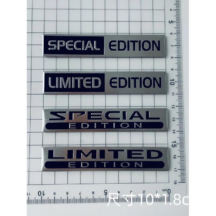 3D Metal Aluminium LIMITED EDITION Emblem Sticker Car Fender Badge Trunk Decal Special EDITION Stikcer Accessories