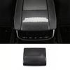 Carbon Fiber Rear Armrest Storage Box Cover Trim For Toyota Highlander 2021 2022