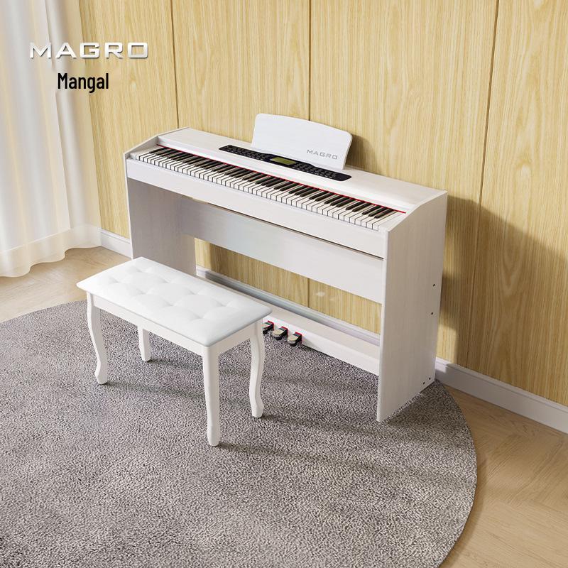 Professional 88-Key Weighted Hammer Digital Piano for Adults - Exam Grade Vertical Electronic Keyboard