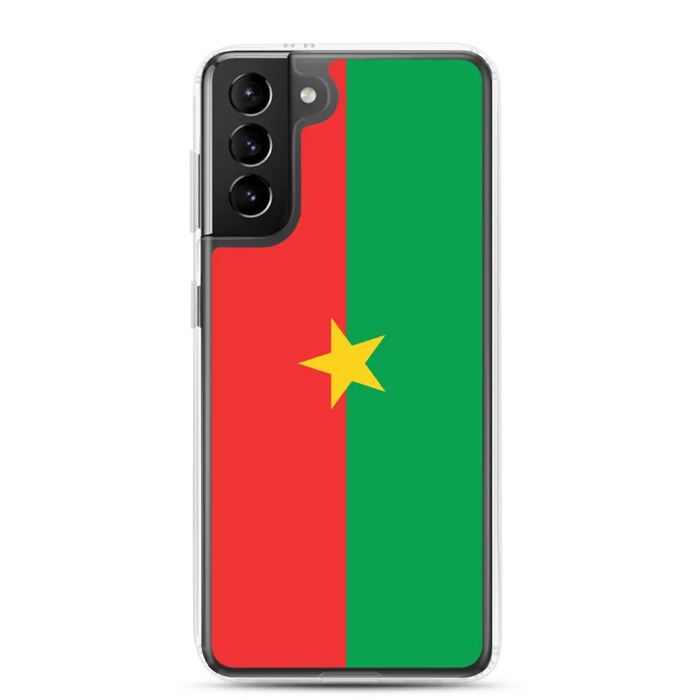 Чехол для телефона - Samsung - Galaxy S21 - Drapeau Burkina Faso - Souple - Multicolore