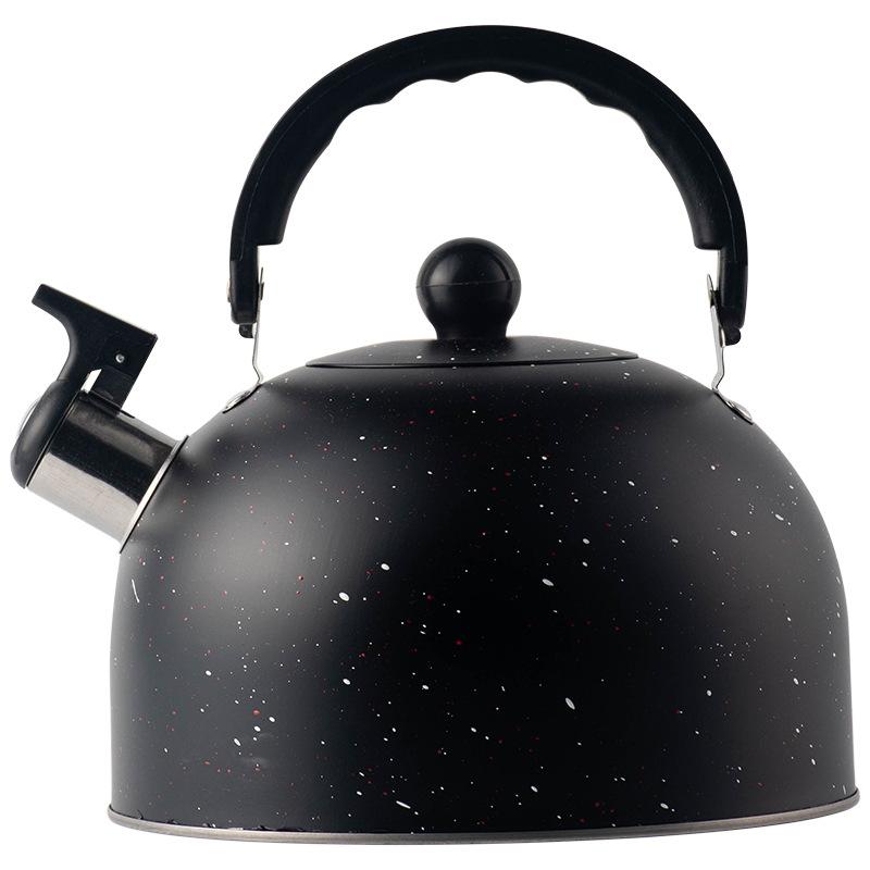 Kettle to make coffee and brew milk, ringing kettle 3L ringing kettle 3l black spray paint