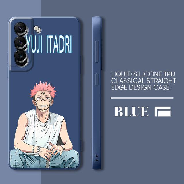 Custodia Jujutsu Kaisen Yuji Itadori Per Samsung Galaxy S10 S21 5g S10e S23 Ultra S20 Fe S8 S9 Plus S22 Quadrata Liquida Morbida