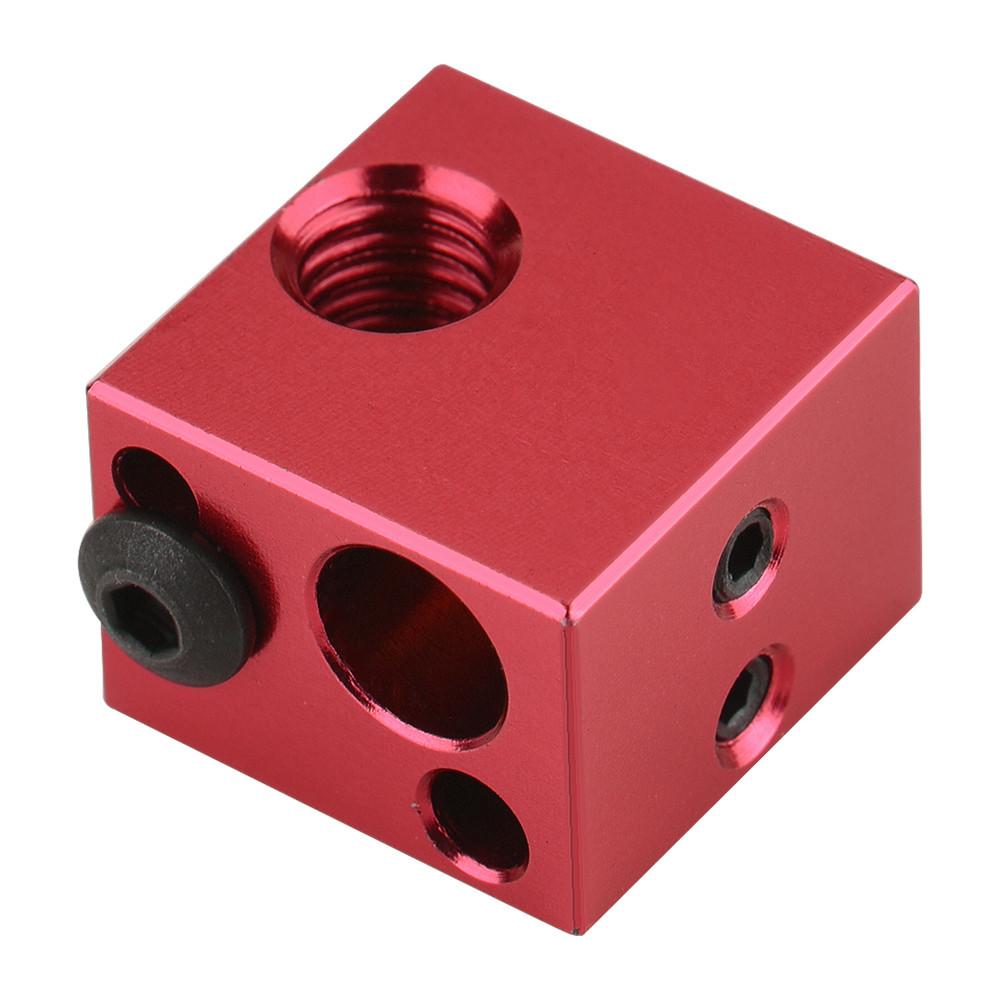 3D Printer Accessories Aluminium Heating Block Heater Hot End for   (Blue)