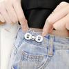 Geometry Gift Jeans Accessories Anti-Exposure Brooch Tightening Waistband Pin Women Brooch