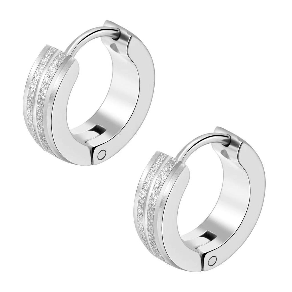 Trendy Frosted Ohrclips für Männer & Frauen: Stilvolle Accessoires ohne Piercing