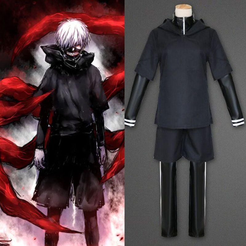 Stylish Tokyo Ghoul Kaneki Ken Full Outfit Costume Featuring Perfect Stitches And Durable Materials For Any Occasion