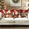 1pcs Christmas Santa Snowman Pillowcases ,Suitable for Christmas home decoration pillowcase, without pillow core.