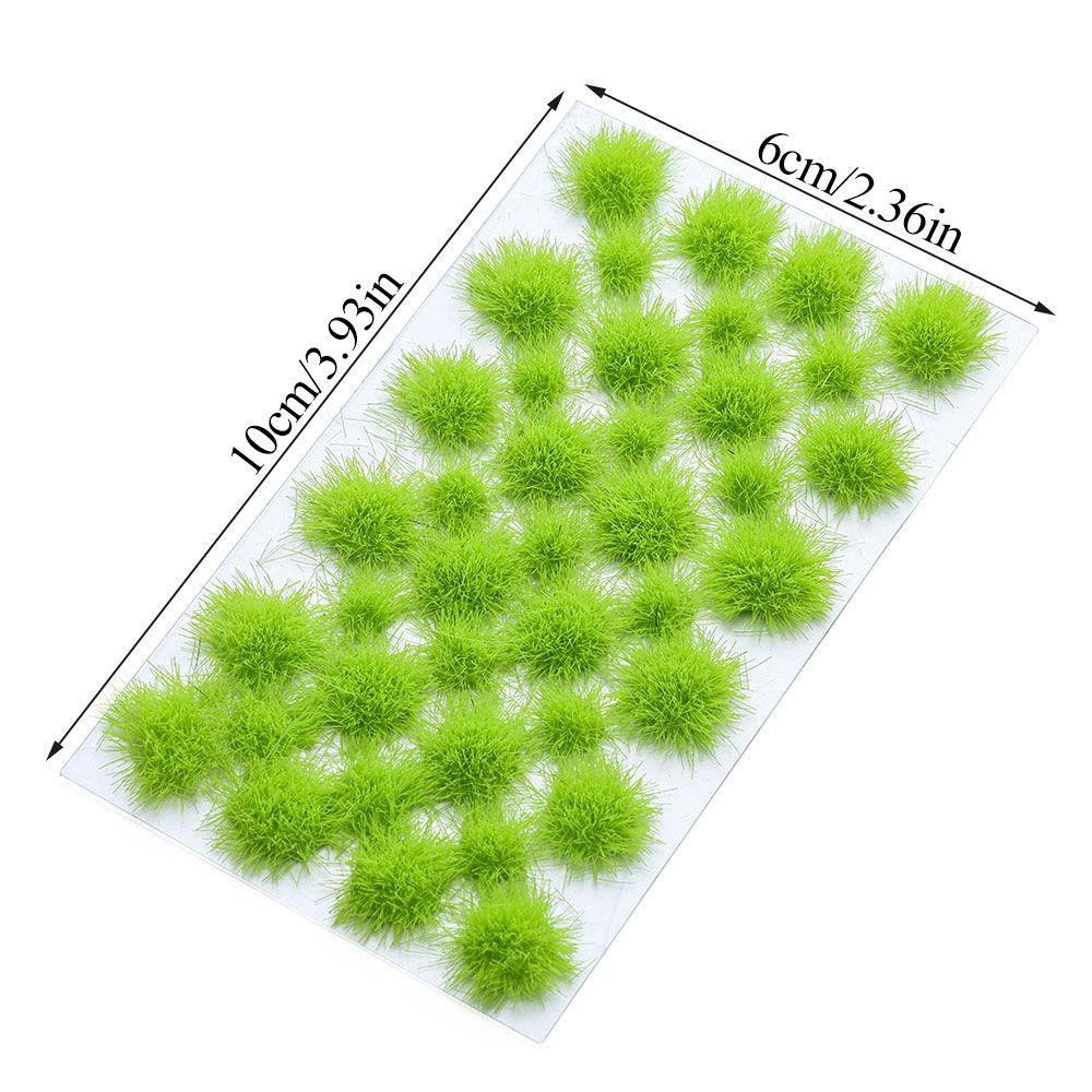 39PCS Wargaming Micro Landscape Railway Wild Wargame Model Scenery Modeling Artificial Grass Cluster Static Grass Tuft