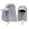 Outdoor UV Sun Protection Summer Fishing Sun Hat Breathable Neck Face Sunshade Hat Adjustable Fisherman Cap