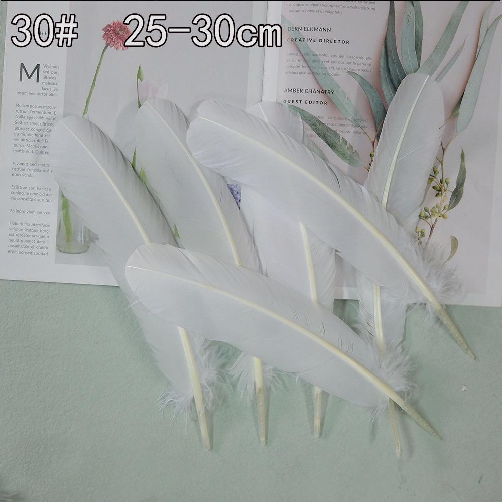 Weiße Feder Kollektion: DIY Handgemachte Bekleidungsaccessoires mit Gänse- und Truthahnfedern